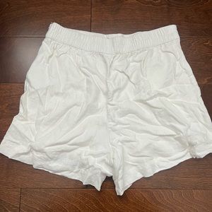 Abercrombie linen blend pull on shorts size small